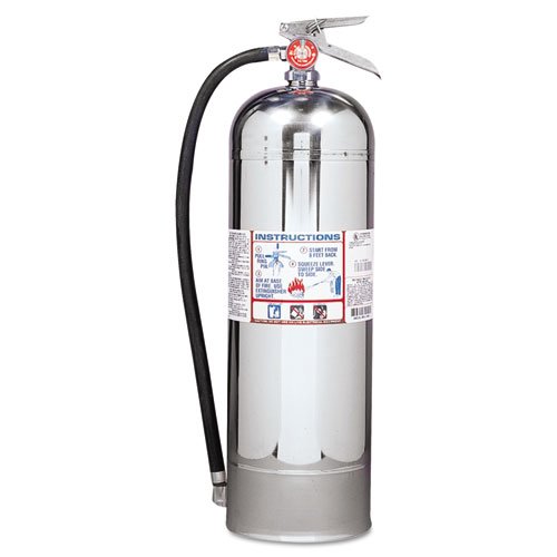 ProPlus 2.5 W H2O Fire Extinguisher, 2.5gal, 20.86lb, 2-A. The main picture.
