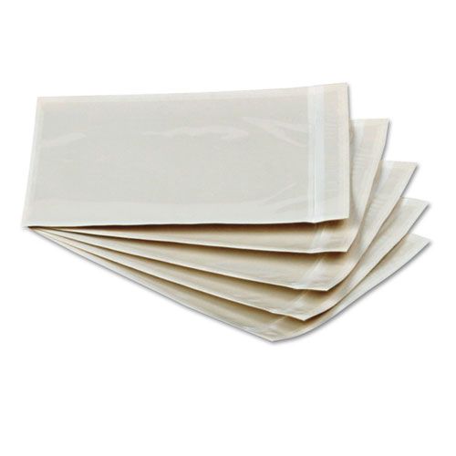 Self-Adhesive Packing List Envelope, Clear Front: Full-Size Window, 4.5 x 6, Clear, 1,000/Carton. Picture 1