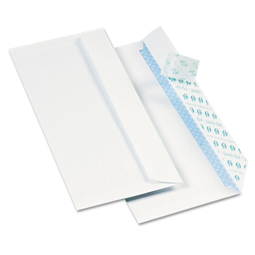 Redi-Strip Security Tinted Envelope, #10, Commercial Flap, Redi-Strip Heat-Resistant Closure, 4.13 x 9.5, White, 1,000/Box. Picture 1