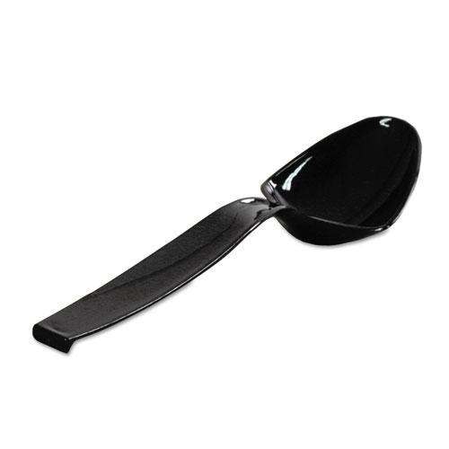Plastic Spoons, 9 Inches, Black, 144/Case. Picture 1