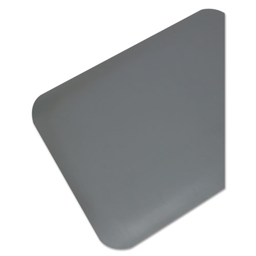 Pro Top Anti-Fatigue Mat, PVC Foam/Solid PVC, 36 x 60, Gray. Picture 1