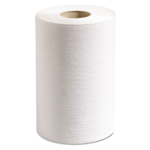 100% Recycled Hardwound Roll Paper Towels, 1-Ply, 7.88" x 350 ft, White, 12 Rolls/Carton. Picture 1