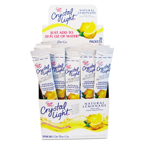 Flavored Drink Mix, Lemonade, 30 .17oz Packets/Box. Picture 1