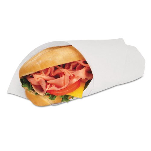 Deli Wrap Dry Waxed Paper Flat Sheets, 12 x 12, White, 1,000/Pack, 5 Packs/Carton. The main picture.