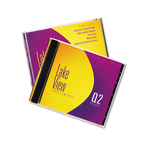 Inkjet CD/DVD Jewel Case Inserts, Matte White, 20/Pack. Picture 3