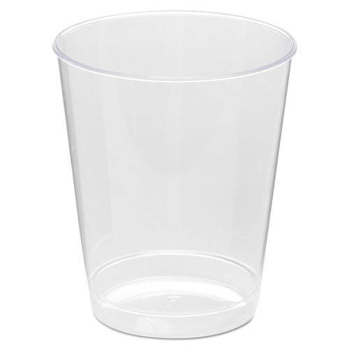 Comet Plastic Tumbler, 8 oz, Clear, Tall, 25/Pack, 20 Packs/Carton. Picture 1