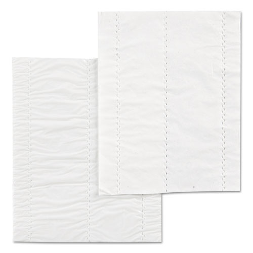 Choice Meat Tray Pads, 4.5 x 6, White, Foam, 2,000/Carton. Picture 1
