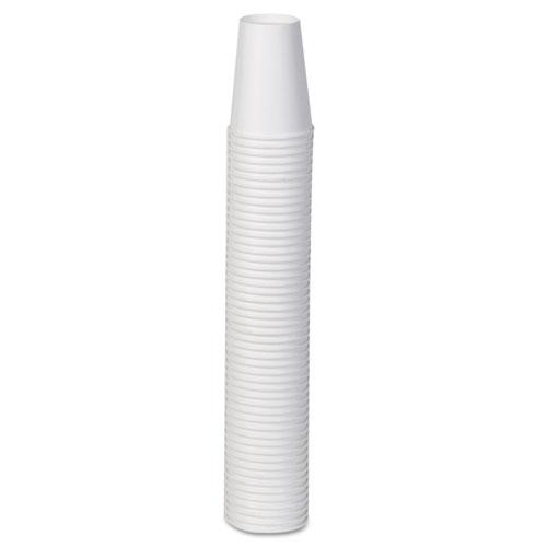 Paper Hot Cups, 12 oz, White, 50/Sleeve, 20 Sleeves/Carton. Picture 3