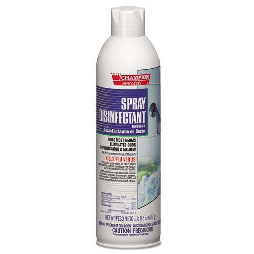 Champion Sprayon Spray Disinfectant, 16.5 oz Aerosol Spray, 12/Carton. The main picture.