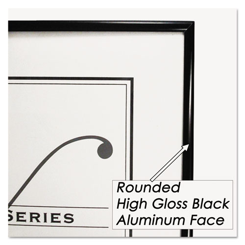 Metal Poster Frame, Plastic Face, 18 x 24, Black. Picture 5