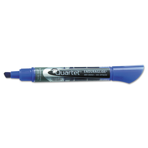 EnduraGlide Dry Erase Marker, Broad Chisel Tip, Blue, Dozen. Picture 2