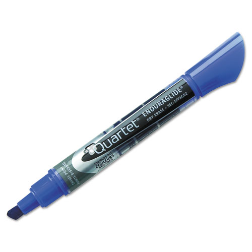 EnduraGlide Dry Erase Marker, Broad Chisel Tip, Blue, Dozen. Picture 5