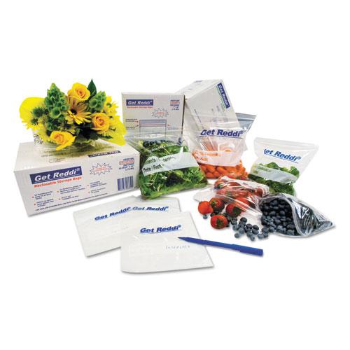 Food Bags, 22 qt, 0.85 mil, 10" x 24", Clear, 500/Carton. Picture 2