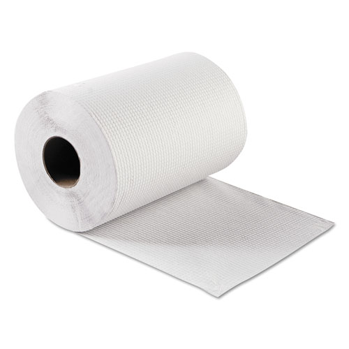 Hardwound Roll Towels, 8" x 300 ft, White, 12 Rolls/Carton. The main picture.