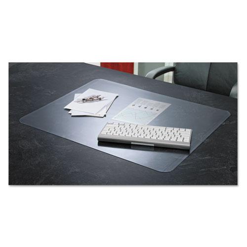 KrystalView Desk Pad with Antimicrobial Protection, Glossy Finish, 24 x 19, Clear. The main picture.
