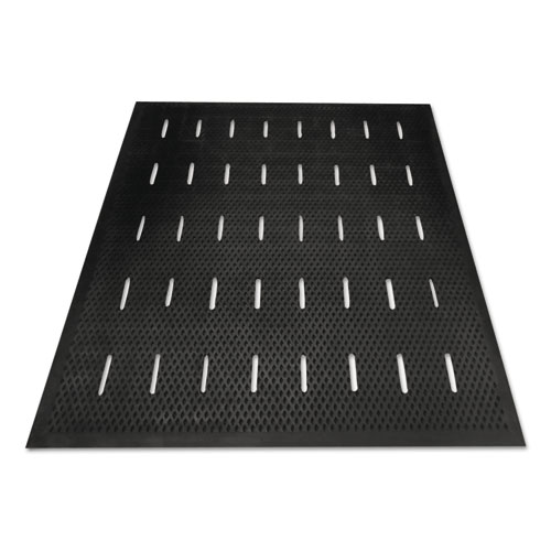 Free Flow Comfort Utility Floor Mat, 36 x 48, Black. Picture 2