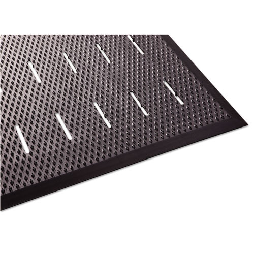 Free Flow Comfort Utility Floor Mat, 36 x 48, Black. Picture 3