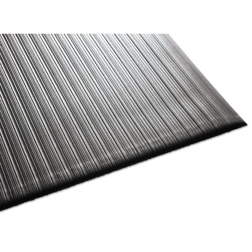 Air Step Antifatigue Mat, Polypropylene, 36 x 144, Black. Picture 1