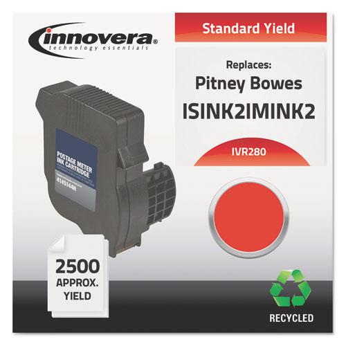 Remanufactured Red Postage Meter Ink, Replacement for IM-280 (ISINK2IMINK2), 2,500 Page-Yield. The main picture.