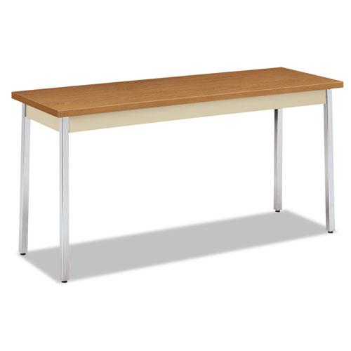 Utility Table, Rectangular, 60w x 20d x 29h, Harvest/Putty. Picture 1