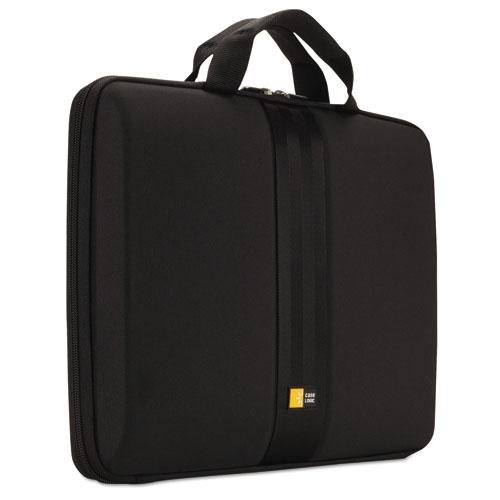 Laptop Sleeve for Chromebook or Laptops, Fits Devices Up to 13", EVA, 14.25 x 1.87 x 11, Black. The main picture.