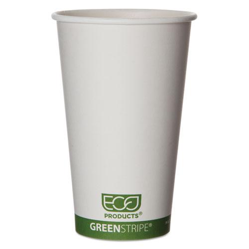 GreenStripe Renewable and Compostable Hot Cups, 16 oz,  50/Pack, 20 Packs/Carton. Picture 1
