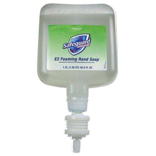 Antibacterial Foam Hand Soap, E-2 Formula, Unscented, 1,200 ml Refill, 4/Carton. Picture 1