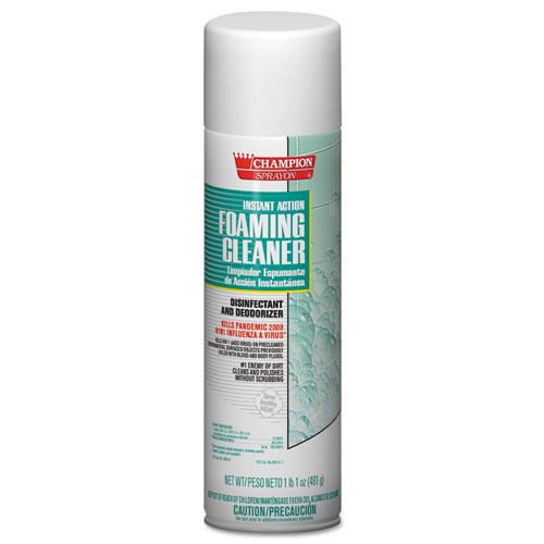 Instant Action Foaming Cleaner/Disinfectant, 17 oz, Aerosol Spray, 12/Carton. The main picture.