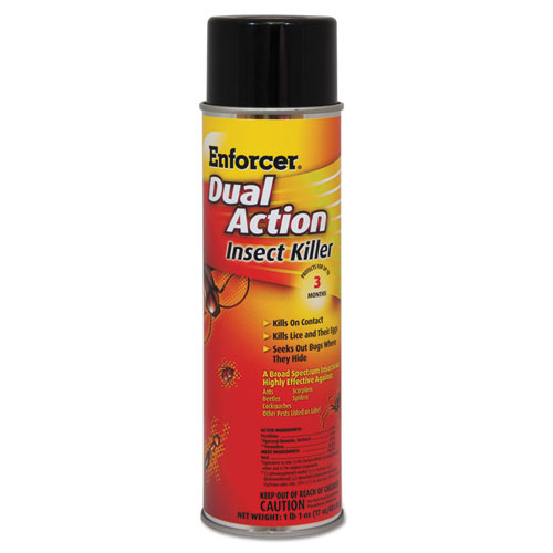 Dual Action Insect Killer, For Flying/Crawling Insects, 17 oz Aerosol Spray, 12/Carton. Picture 1