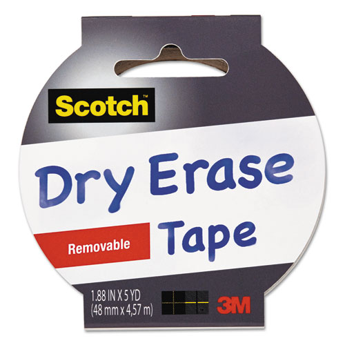 Dry Erase Tape, 3" Core, 1.88" x 5 yds, White. Picture 1