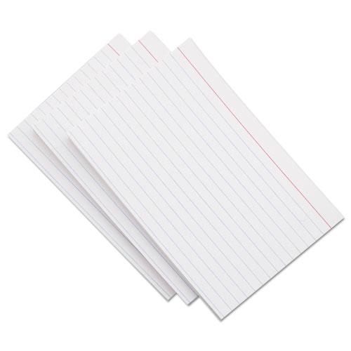 Ruled Index Cards, 5 x 8, White, 500/Pack. Picture 6