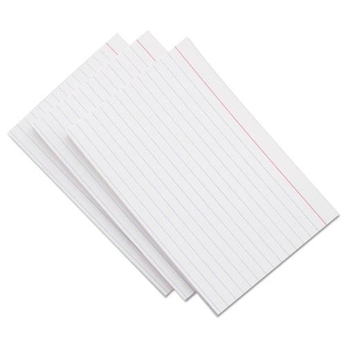 Ruled Index Cards, 4 x 6, White, 500/Pack. Picture 5