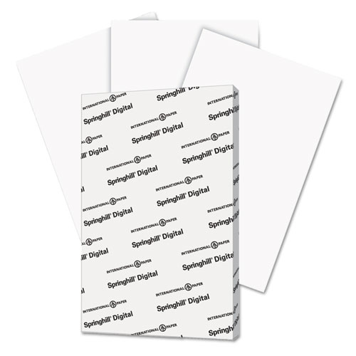 Digital Index White Card Stock, 92 Bright, 110 lb Index Weight, 11 x 17, White, 250/Pack. Picture 1