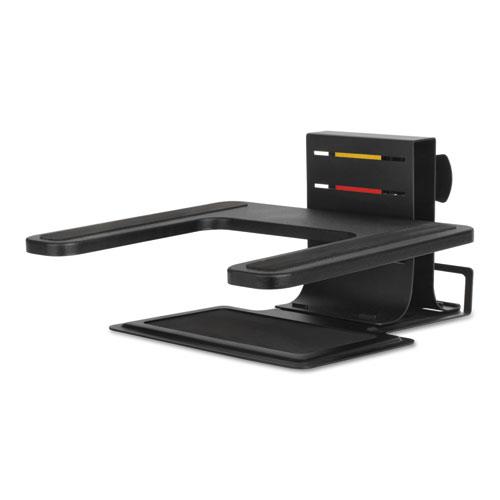 Adjustable Laptop Stand, 10" x 12.5" x 3" to 7", Black, Supports 7 lbs. Picture 1
