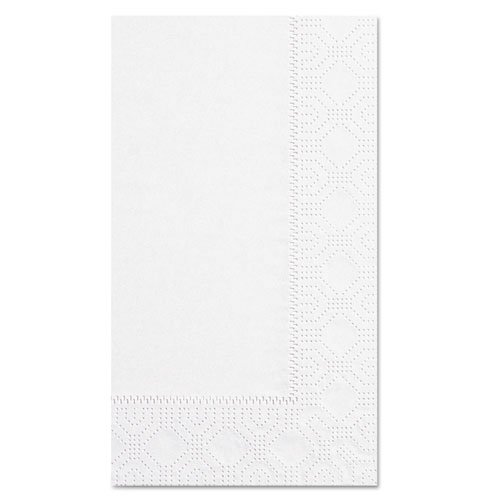 Dinner Napkins, 2-Ply, 15 x 17, White, 1000/Carton. The main picture.
