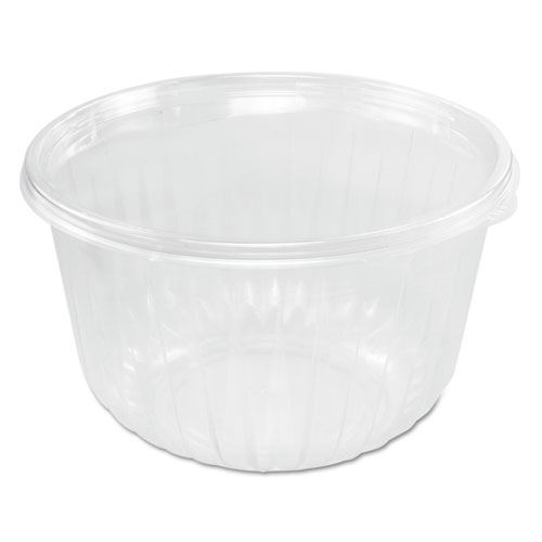 PresentaBowls Clear Bowls, Plastic, 64 oz, 63/Bag, 252/Carton. Picture 1