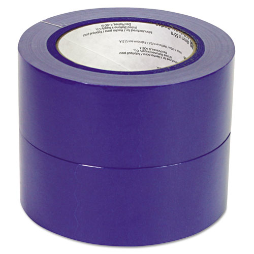 Premium Blue Masking Tape with UV Resistance, 3" Core, 48 mm x 54.8 m, Blue, 2/Pack. Picture 2