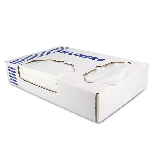 Linear Low-Density Can Liners, 30 gal, 0.9 mil, 30" x 36", White, 200/Carton. Picture 1