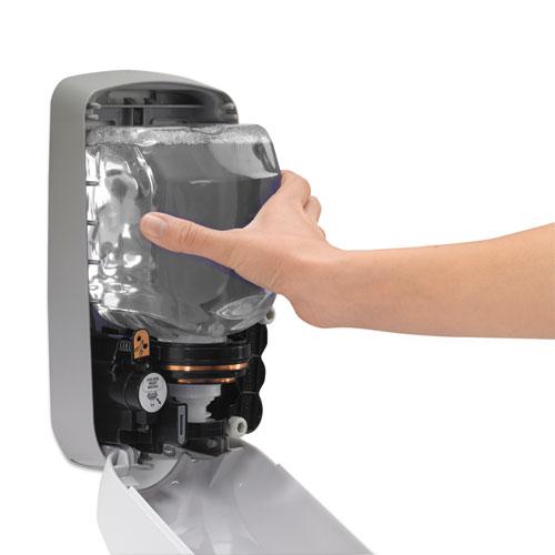 TFX Touch Free Dispenser, 1,200 mL, 6.5 x 4.5 x 10.58, Dove Gray. Picture 6