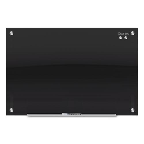 Infinity Glass Marker Board, 72 x 48, Black Surface. Picture 1