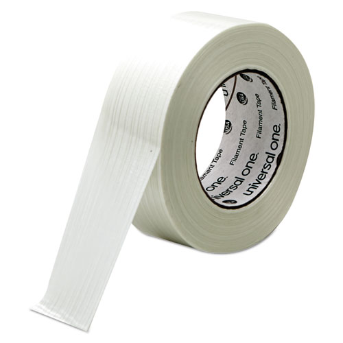 350# Premium Filament Tape, 3" Core, 48 mm x 54.8 m, Clear. Picture 5