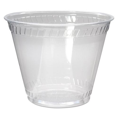 Greenware Cold Drink Cups, 9 oz, Clear, Old Fashioned, 50/Sleeve, 20 Sleeves/Carton. Picture 1