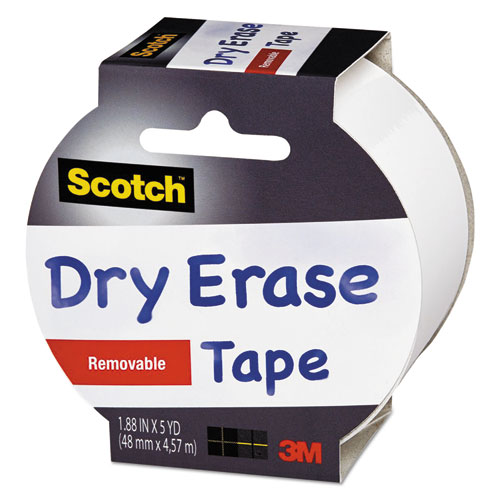 Dry Erase Tape, 3" Core, 1.88" x 5 yds, White. Picture 2