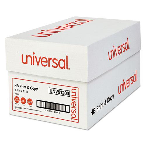 High-Bright Multipurpose Paper, 20 lb Bond Weight, 8.5 x 11, White, 500 Sheets/Ream, 10 Reams/Carton. Picture 3