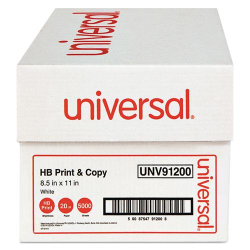 High-Bright Multipurpose Paper, 20 lb Bond Weight, 8.5 x 11, White, 500 Sheets/Ream, 10 Reams/Carton. Picture 4