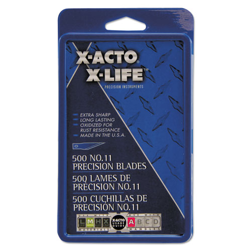 No. 11 Bulk Pack Blades for X-Acto Knives, 500/Box. Picture 1