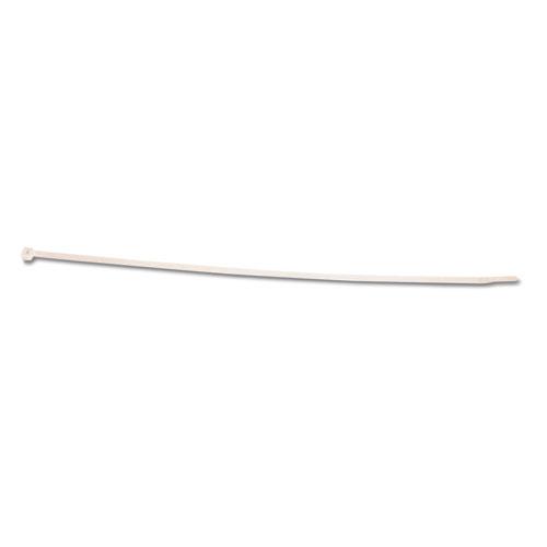 Nylon Cable Ties, 8 x 0.19, 50 lb, Natural, 1,000/Pack. Picture 1