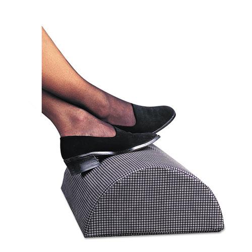 Half-Cylinder Padded Foot Cushion, 17.5w x 11.5d x 6.25h, Black. Picture 2