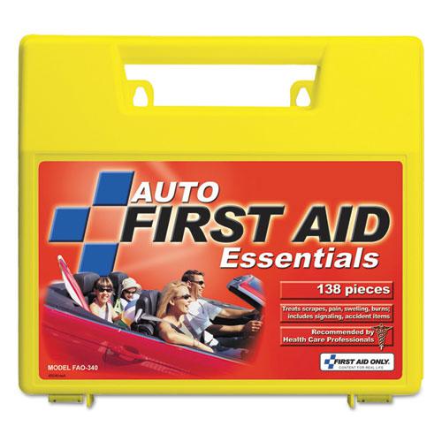 Essentials First Aid Kit for 5 People, 138 Pieces, Plastic Case. Picture 2