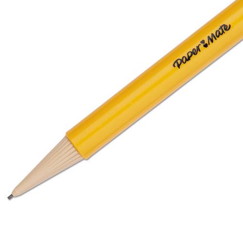 Sharpwriter Mechanical Pencil, 0.7 mm, HB (#2.5), Black Lead, Classic Yellow Barrel, Dozen. Picture 4